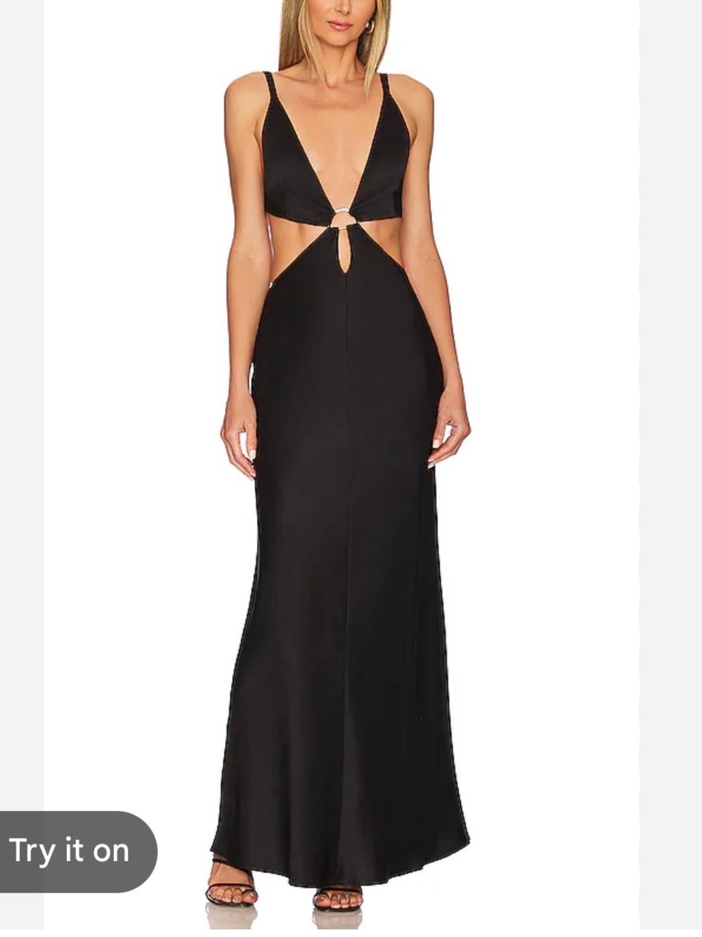 Felix v maxi dress black
